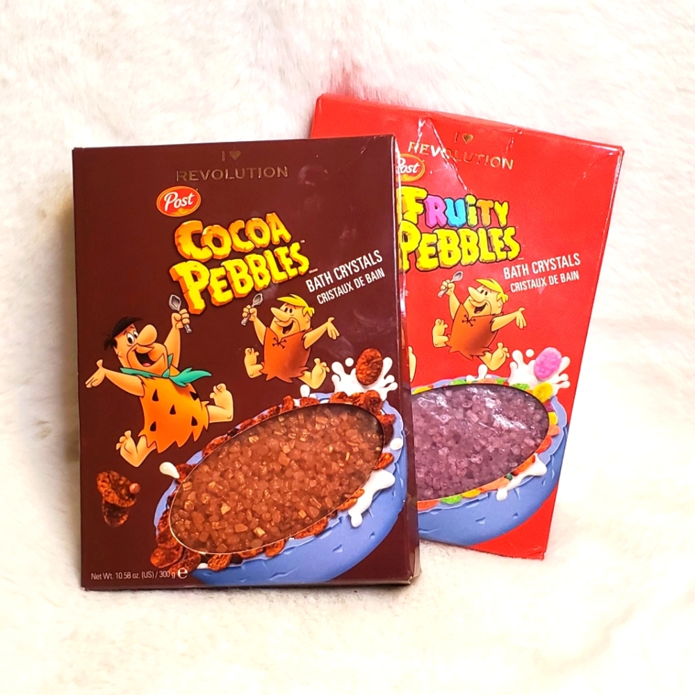 Revolution Cocoa Pebbles Fruity Pebbles Bath Crystals